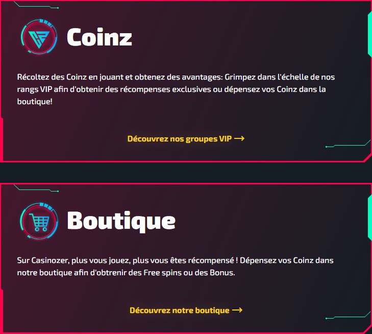 Casinozer boutique